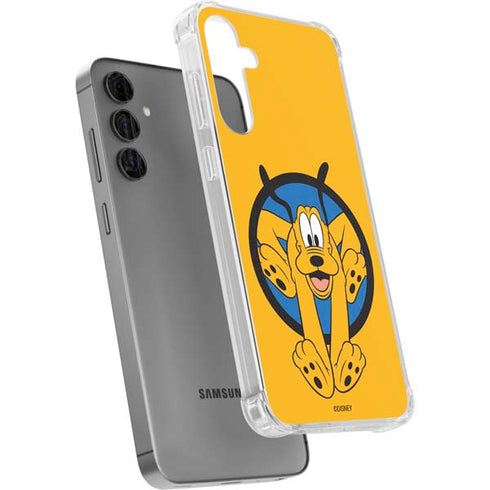 Disney Friends Pluto Galaxy S24 Plus Clear Case