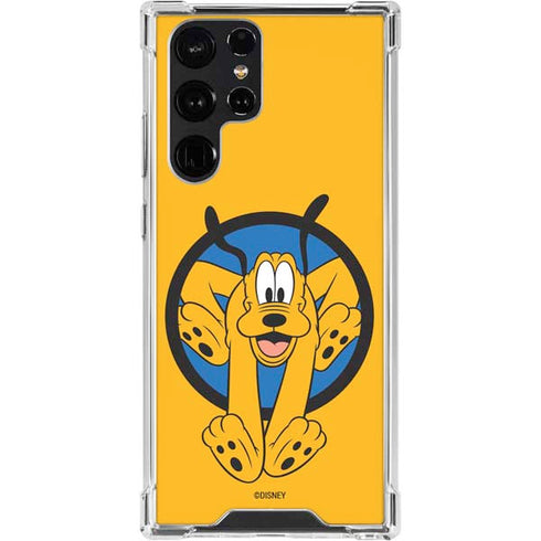 Disney Friends Pluto Galaxy S24 Ultra Clear Case