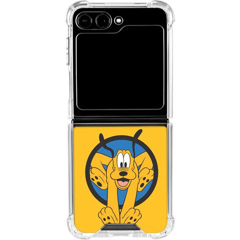 Disney Friends Pluto Galaxy Z Flip5 5G Clear Case