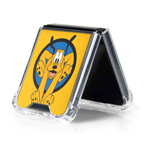 Disney Friends Pluto Galaxy Z Flip5 5G Clear Case