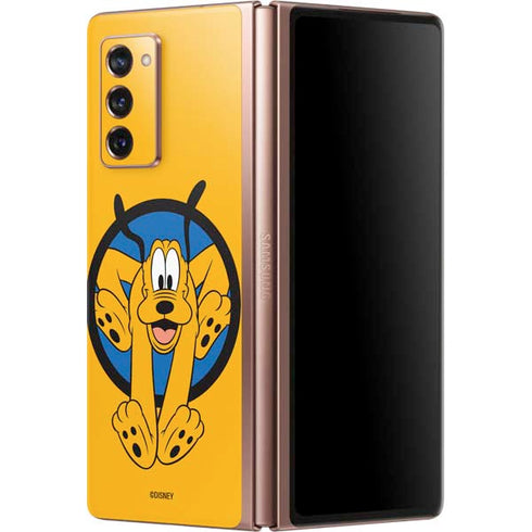 Disney Friends Pluto Galaxy Z Fold2 5G Skin