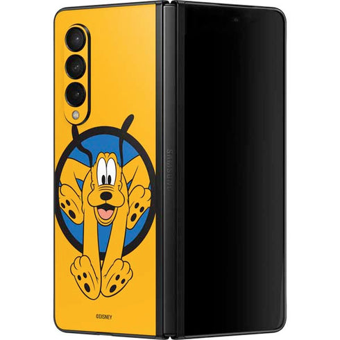Disney Friends Pluto Galaxy Z Fold3 5G Skin