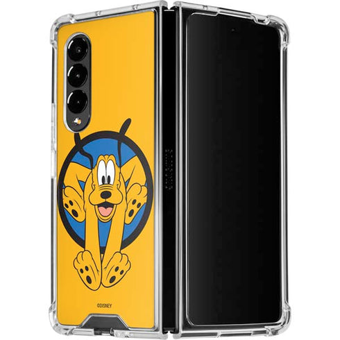 Disney Friends Pluto Galaxy Z Fold4 5G Clear Case
