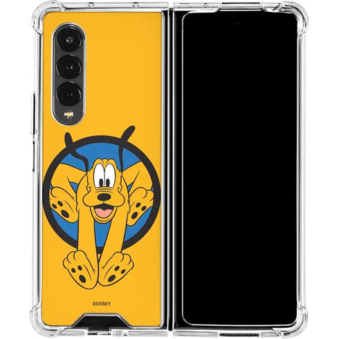 Disney Friends Pluto Galaxy Z Fold4 5G Clear Case
