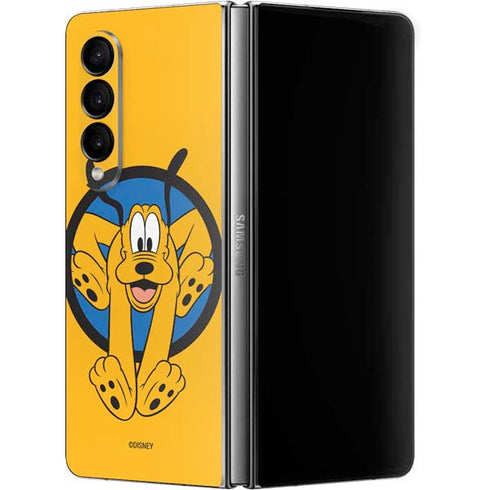 Disney Friends Pluto Galaxy Z Fold4 5G Skin