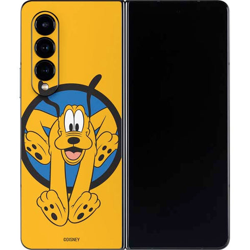 Disney Friends Pluto Galaxy Z Fold4 5G Skin