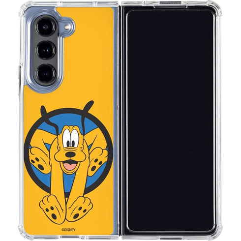 Disney Friends Pluto Galaxy Z Fold5 5G Clear Case