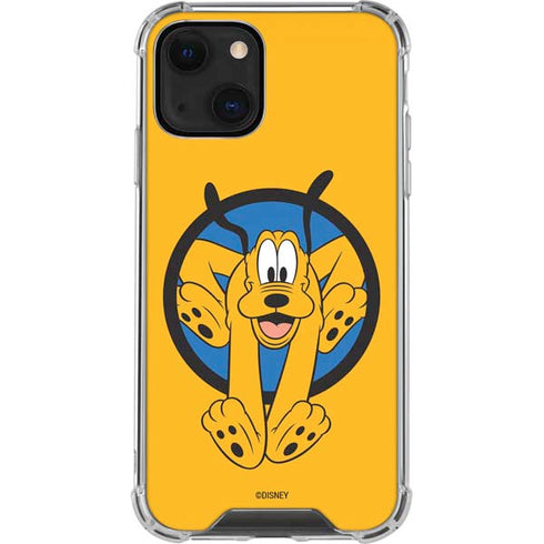 Disney Friends Pluto iPhone 14 Plus Clear Case