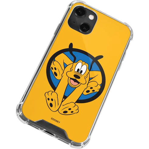 Disney Friends Pluto iPhone 14 Plus Clear Case