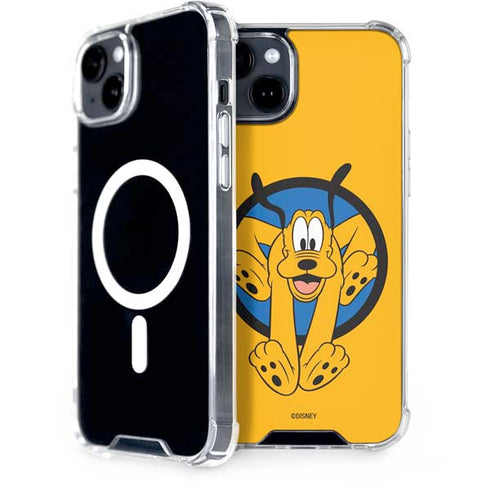 Disney Friends Pluto iPhone 15 Plus MagSafe Case