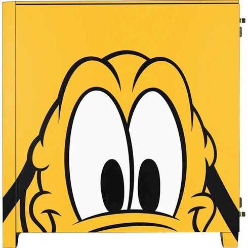 Disney Friends Pluto Up Close Corsair 4000D Tempered Glass Mid-Tower ATX Case Skin