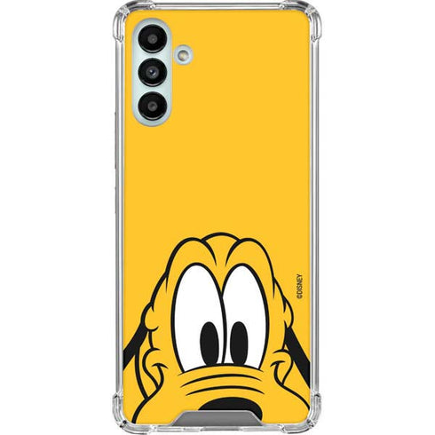 Disney Friends Pluto Up Close Galaxy A13 5G Clear Case