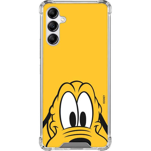 Disney Friends Pluto Up Close Galaxy A14 5G Clear Case