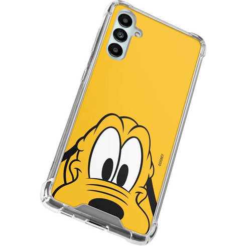 Disney Friends Pluto Up Close Galaxy A14 5G Clear Case