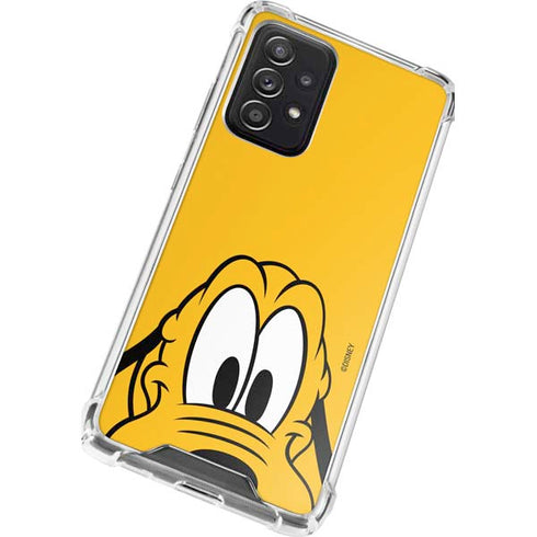 Disney Friends Pluto Up Close Galaxy A52 5G Clear Case