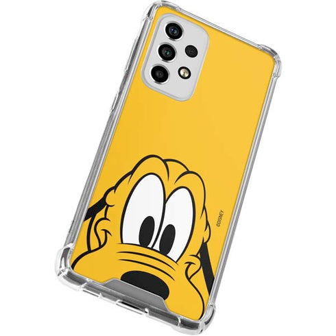 Disney Friends Pluto Up Close Galaxy A53 5G Clear Case