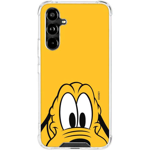 Disney Friends Pluto Up Close Galaxy A54 5G Clear Case