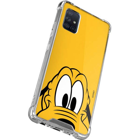Disney Friends Pluto Up Close Galaxy A71 5G Clear Case