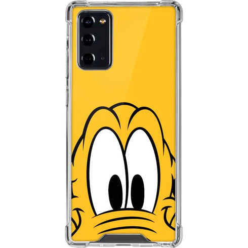 Disney Friends Pluto Up Close Galaxy Note20 5G Clear Case