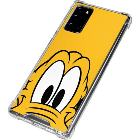 Disney Friends Pluto Up Close Galaxy Note20 5G Clear Case