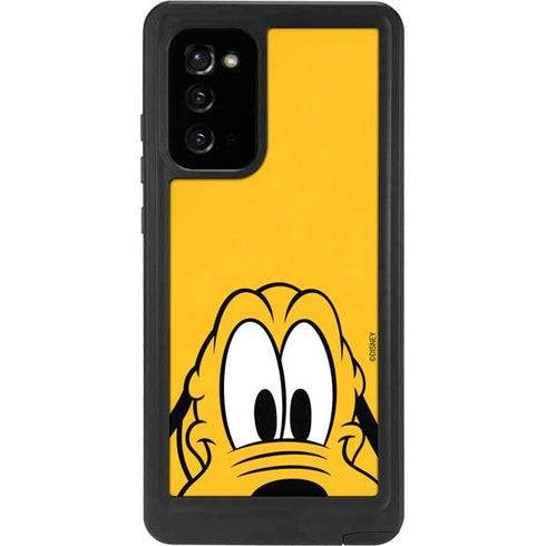 Disney Friends Pluto Up Close Galaxy Note20 5G Waterproof Case