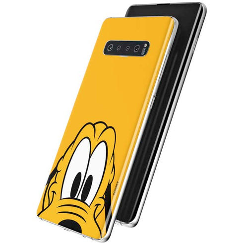 Disney Friends Pluto Up Close Galaxy S10 Plus Skin