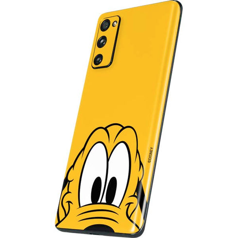 Disney Friends Pluto Up Close Galaxy S20 Fan Edition Skin