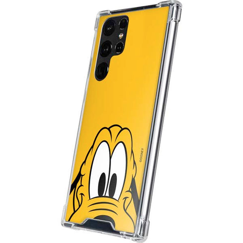Disney Friends Pluto Up Close Galaxy S22 Ultra Clear Case