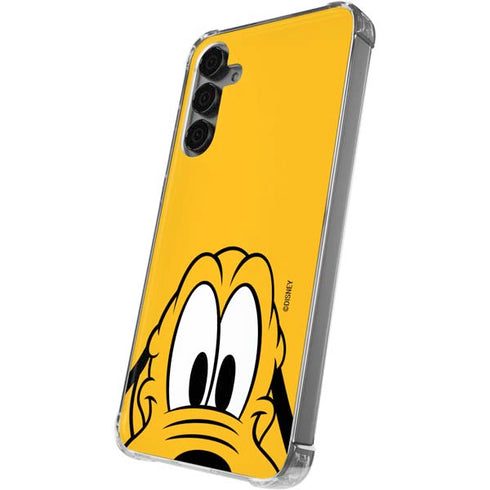 Disney Friends Pluto Up Close Galaxy S24 Plus Clear Case