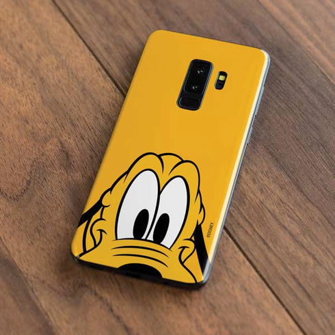 Disney Friends Pluto Up Close Galaxy S9 Plus Skin