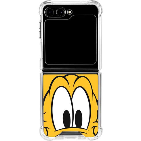 Disney Friends Pluto Up Close Galaxy Z Flip5 5G Clear Case
