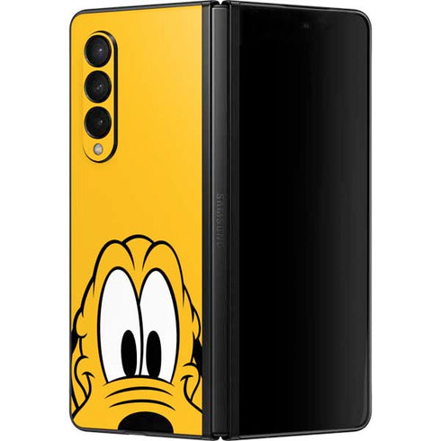 Disney Friends Pluto Up Close Galaxy Z Fold3 5G Skin