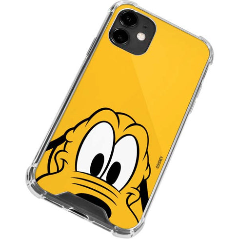Disney Friends Pluto Up Close iPhone 12 Clear Case