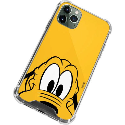 Disney Friends Pluto Up Close iPhone 12 Pro Clear Case