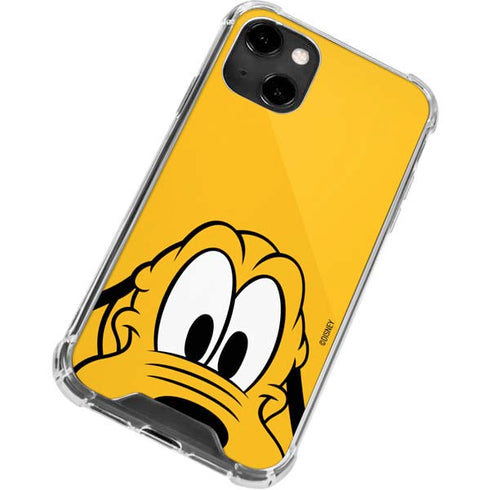 Disney Friends Pluto Up Close iPhone 14 Clear Case