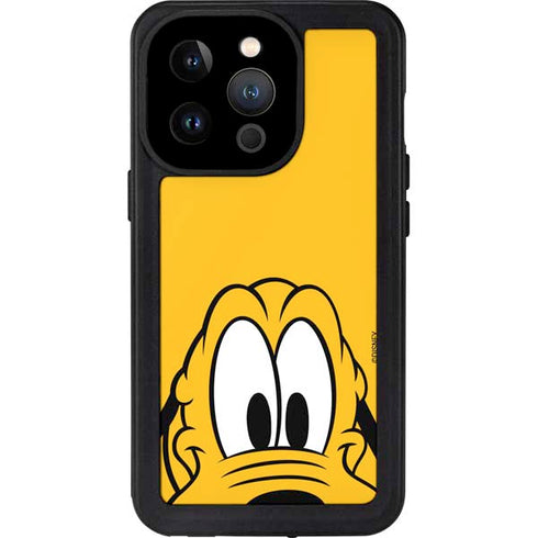 Disney Friends Pluto Up Close iPhone 14 Pro Waterproof Case