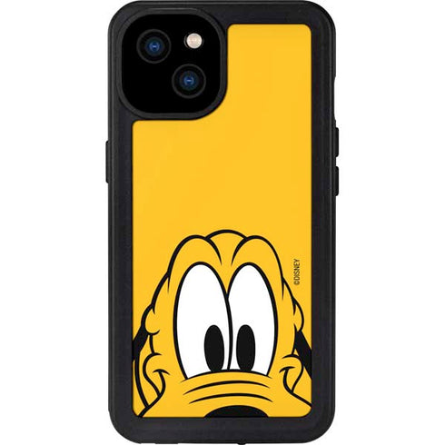 Disney Friends Pluto Up Close iPhone 15 Plus Waterproof Case