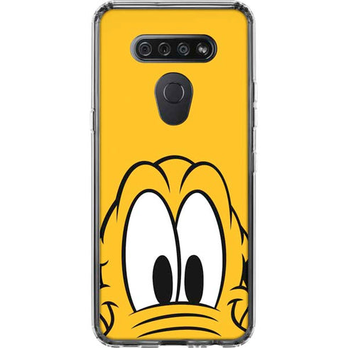 Disney Friends Pluto Up Close LG K51/Q51 Clear Case
