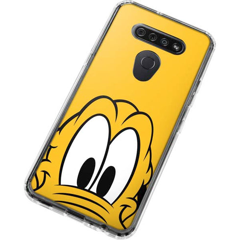 Disney Friends Pluto Up Close LG K51/Q51 Clear Case