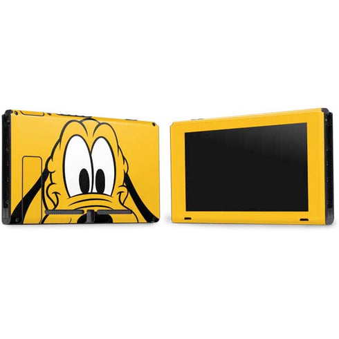 Disney Friends Pluto Up Close Nintendo Switch Bundle Skin