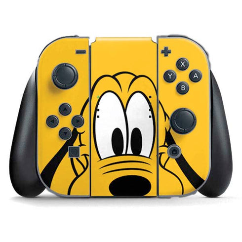 Disney Friends Pluto Up Close Nintendo Switch (2017-2021) Joy-Con Controller Skin