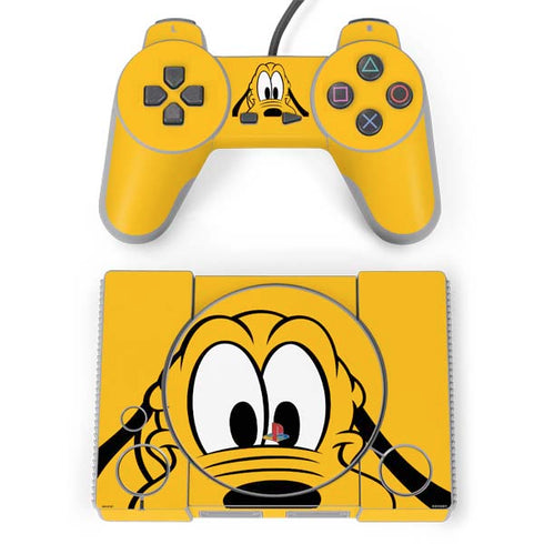 Disney Friends Pluto Up Close PlayStation Classic Bundle Skin