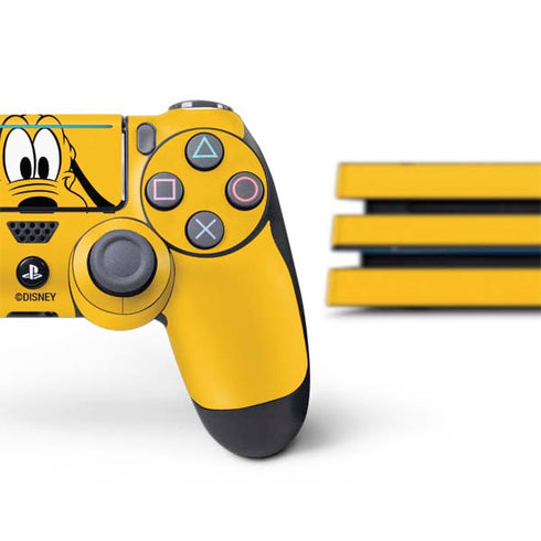Disney Friends Pluto Up Close PS4 Pro Bundle Skin
