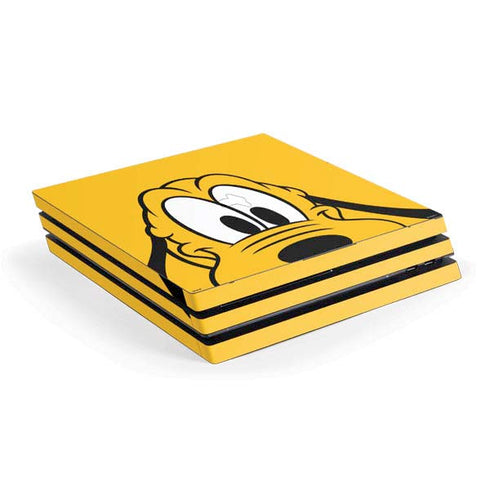 Disney Friends Pluto Up Close PS4 Pro Console Skin