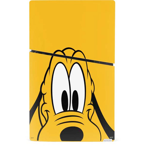 Disney Friends Pluto Up Close PS5 Slim Digital Edition Console Skin