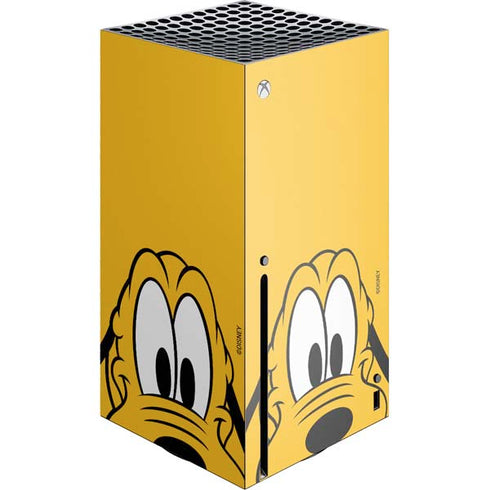 Disney Friends Pluto Up Close Xbox Series X Console Skin