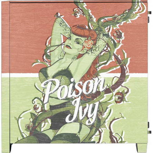 DC Comics Bombshells Poison Ivy Corsair 4000D Tempered Glass Mid-Tower ATX Case Skin