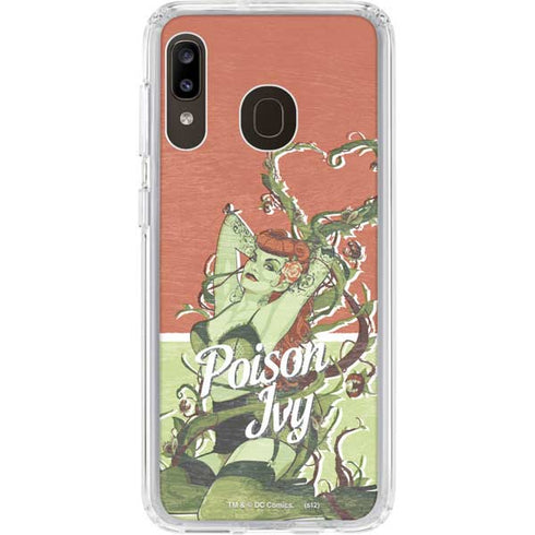 DC Comics Bombshells Poison Ivy Galaxy A20 Clear Case