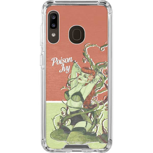 DC Comics Bombshells Poison Ivy Galaxy A30 Clear Case