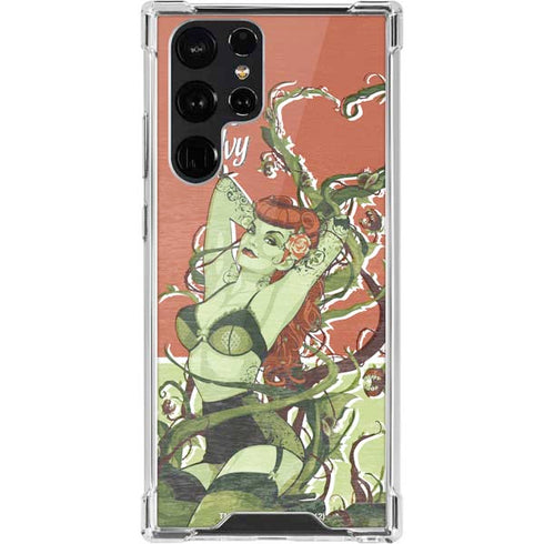 DC Comics Bombshells Poison Ivy Galaxy S22 Ultra Clear Case